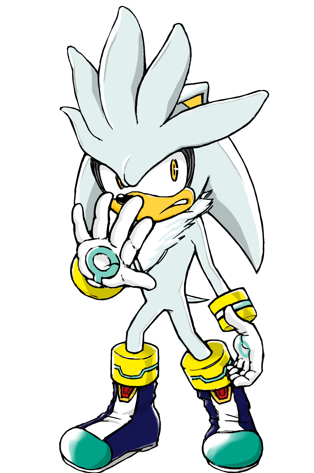 シルバー・ザ・ヘッジホッグ - ibisPaint