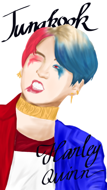 Jungkook Harley Quinn ver.