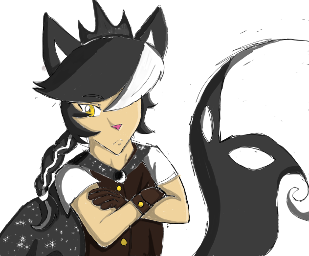 My oc, Falker as a human.