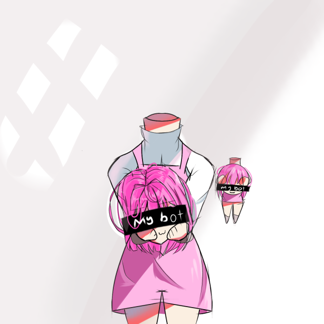 ピンク色の私のボットは何ですか apakau pink robot