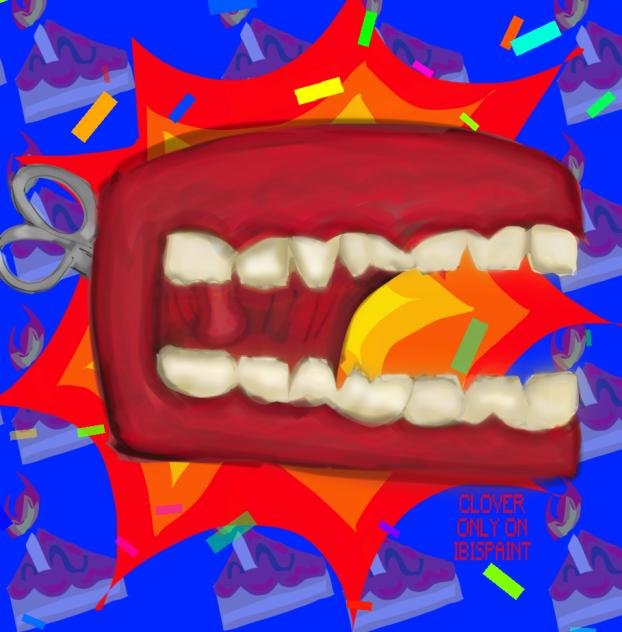 Suprise! 🦷 💥🍰