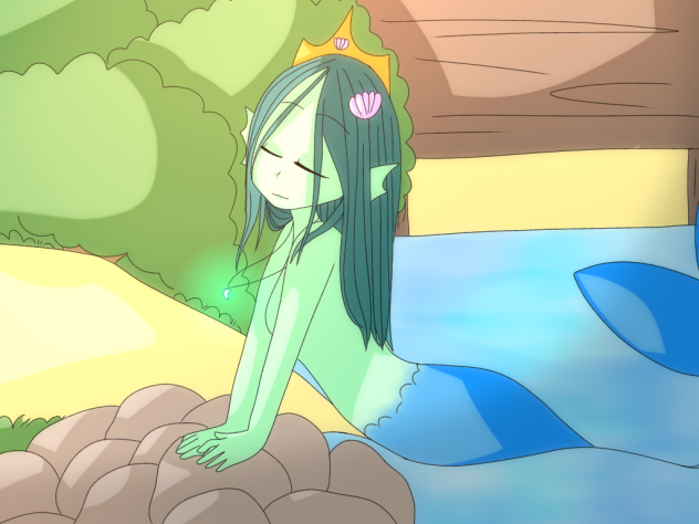 Mermaid in the sunshine