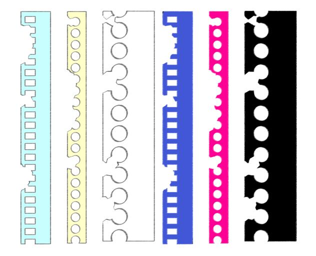 Decorative leaf border