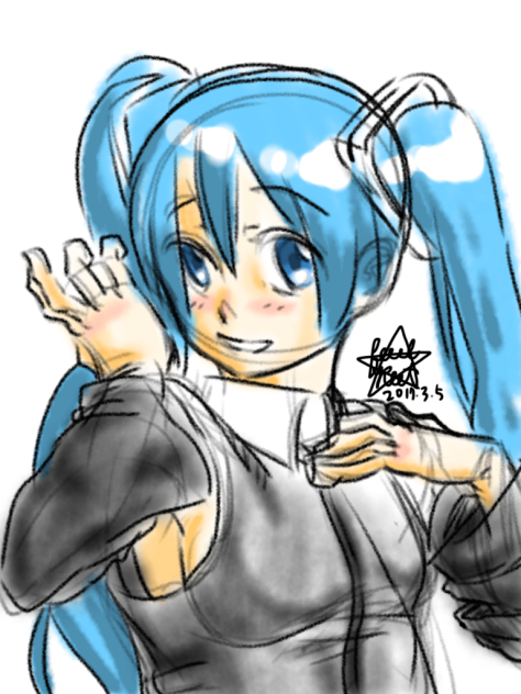 初音ミク（もどき）