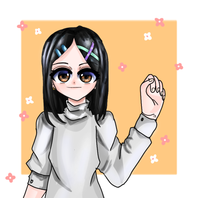 Tried drawing myself in anime style