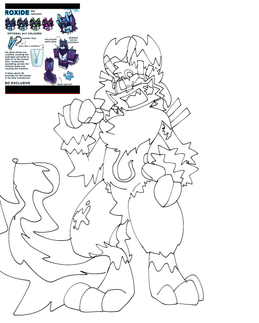 The “racoon” like gootrax WIP