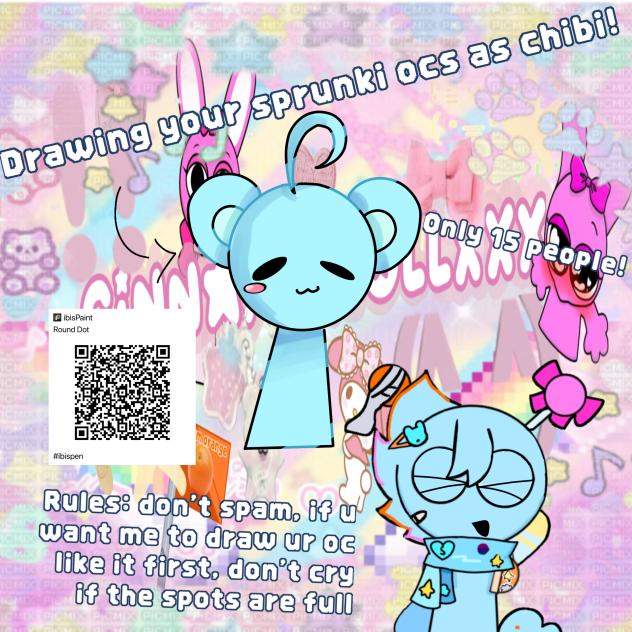 Drawing Sprunki ocs chibi!