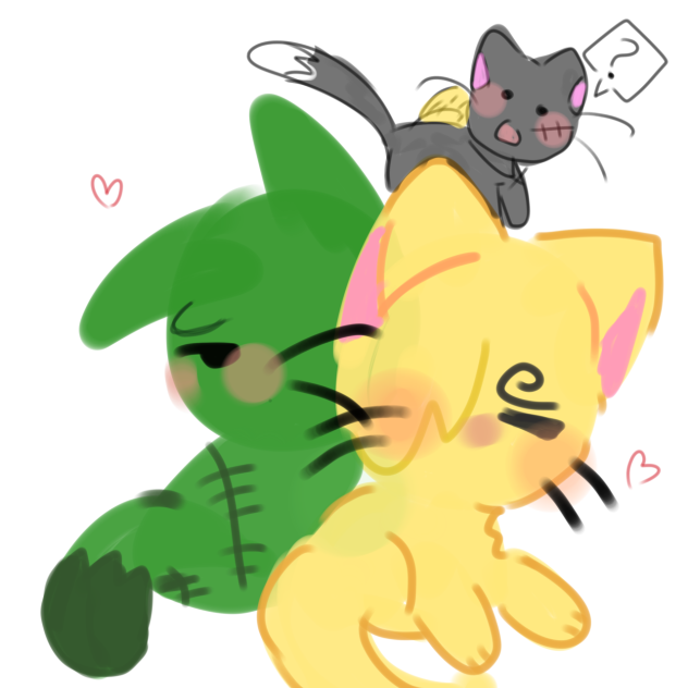 Strawhat Kitties 1