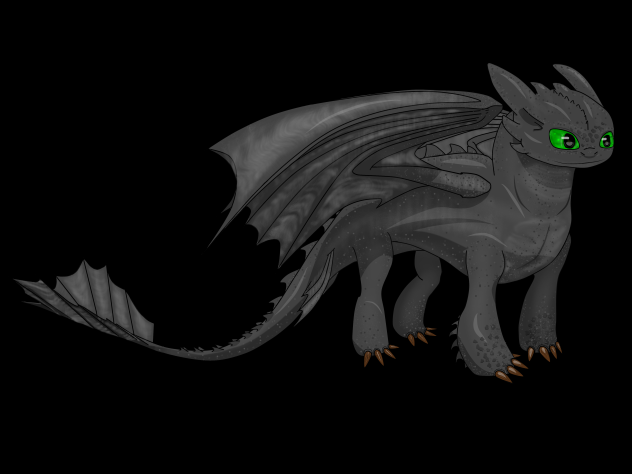 Highly Detailed Toothless