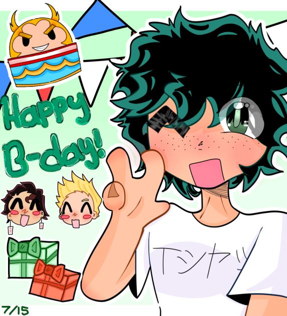 happy bday Izuku