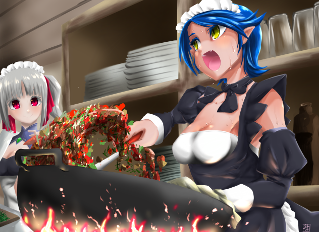 メイドさんの日常（お料理編）