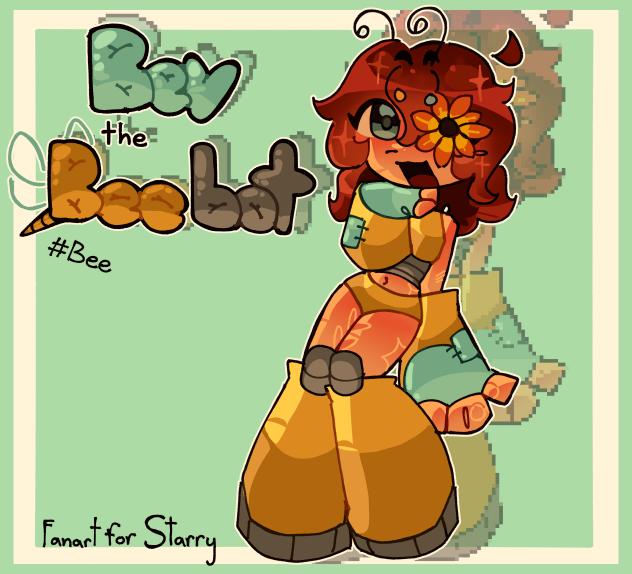 💛- Bev the Beebot - Fanart For a Friend🩵