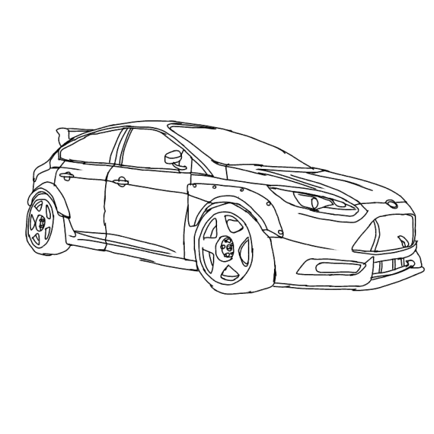 ford focus wide body kit