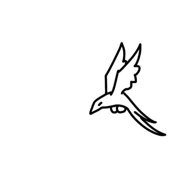 [Animation Test] Bird flying! ^^
