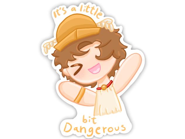 epic the musical hermes stickerrrr