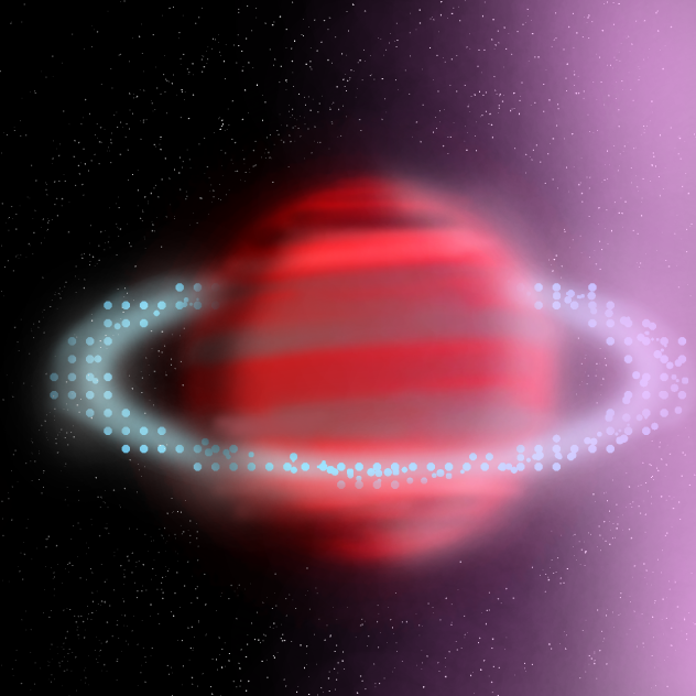 Red Gas Giant