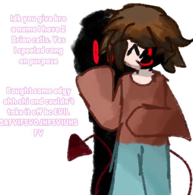 Crusty edgy demon kid
