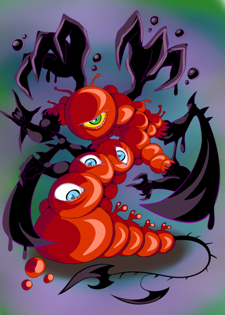 dark matter caterpillar
