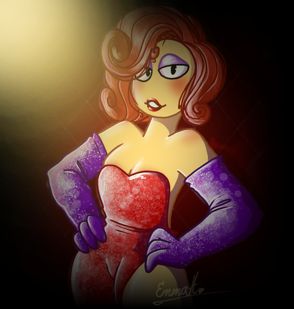 Wally as Jessica Rabbit