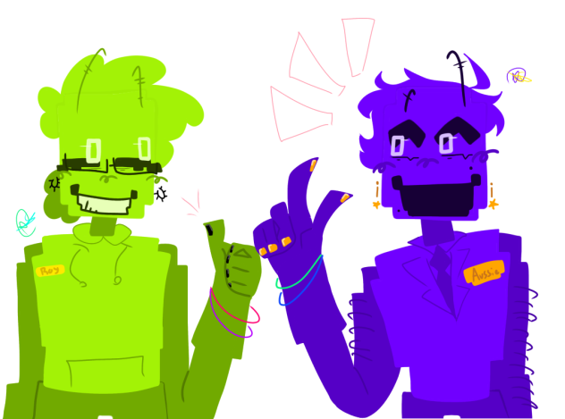 me and my bestie in the dsaf style ✨