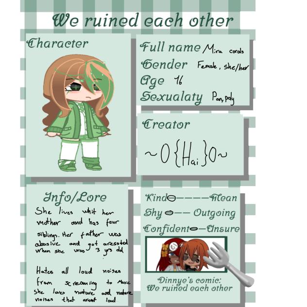 Oc for “We ruined each other”