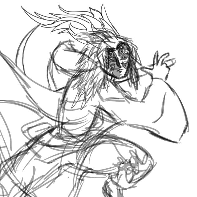 Demon slayer line art is hard