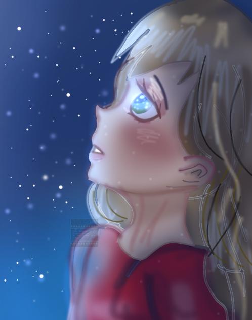 Blue Night Sky