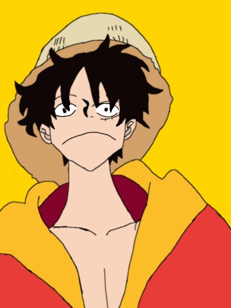 Luffy smiling 😁2