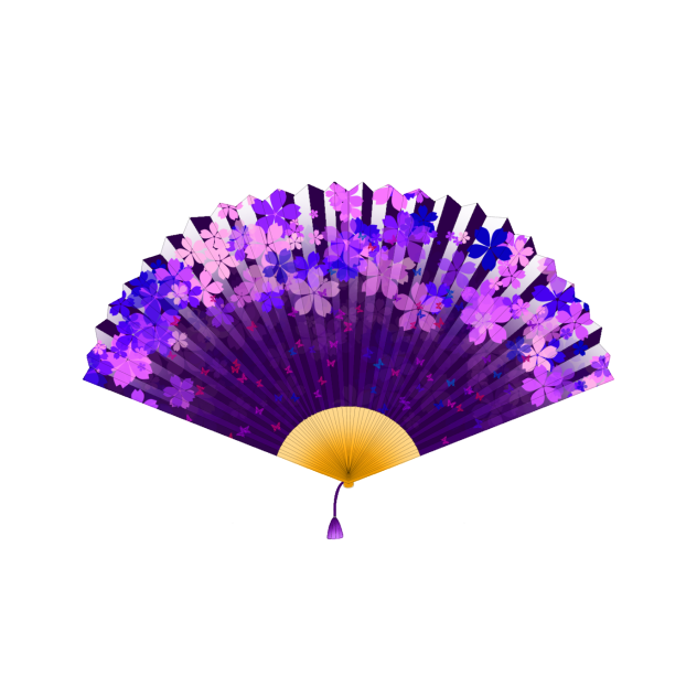 Floral hand fan 💕