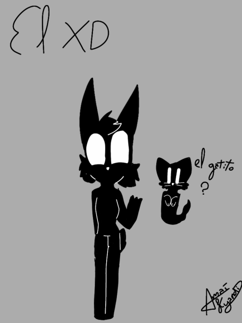 SpeedPaint; Soy El XD (y su gato)
