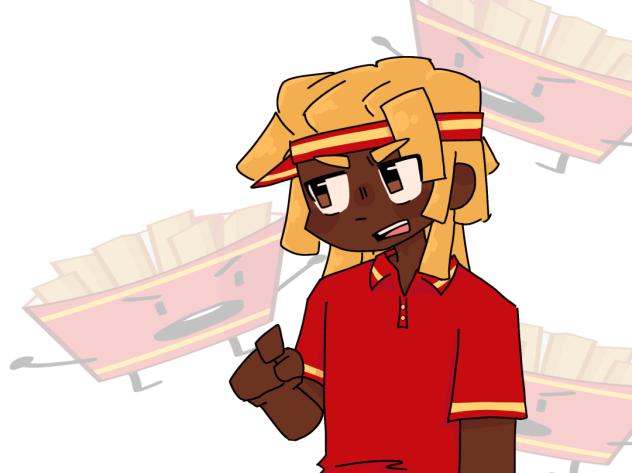 fries gijinka for a vid I’m making