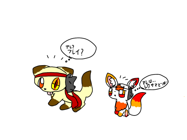 オリポケ描いてみました
