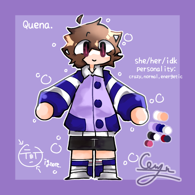 My main character (New design)Remake. - ibisPaint