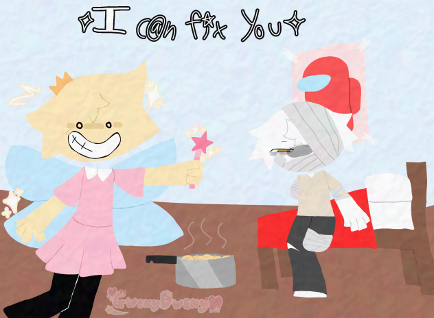 old redraw of my friend's art
