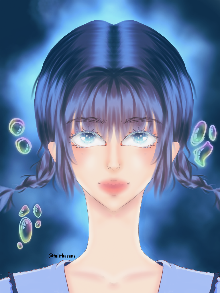 bubble girl ibisPaint