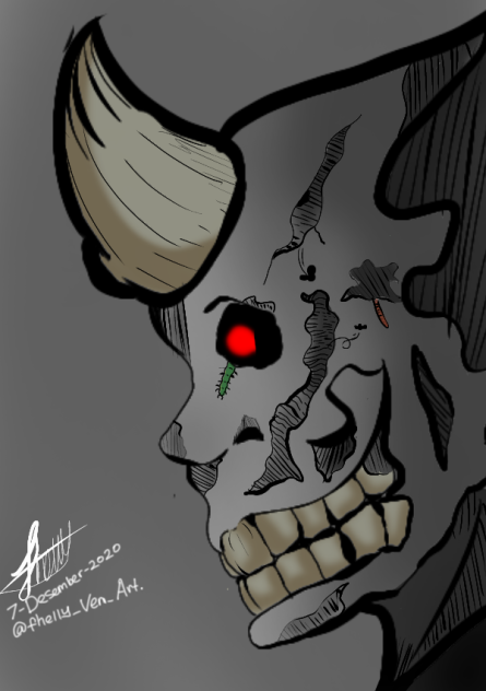 The skull - ibisPaint
