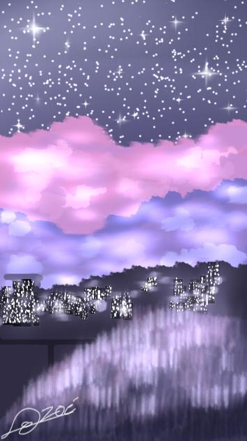 Night 🌃🌕🌌 - ibisPaint