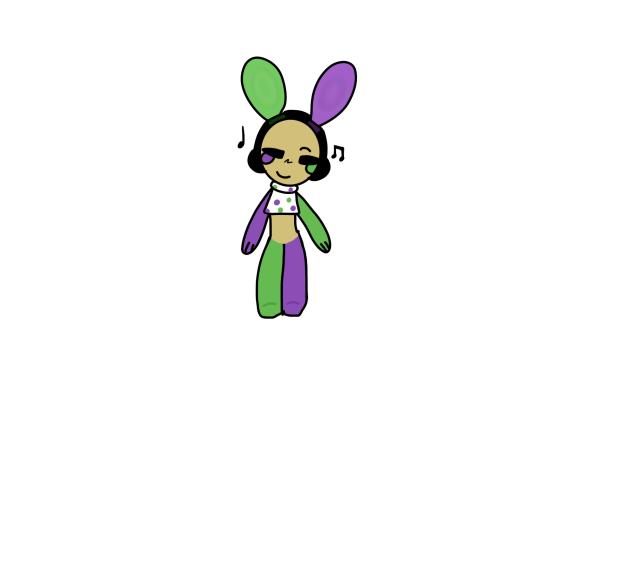 Smol looey 💚💜🤍
