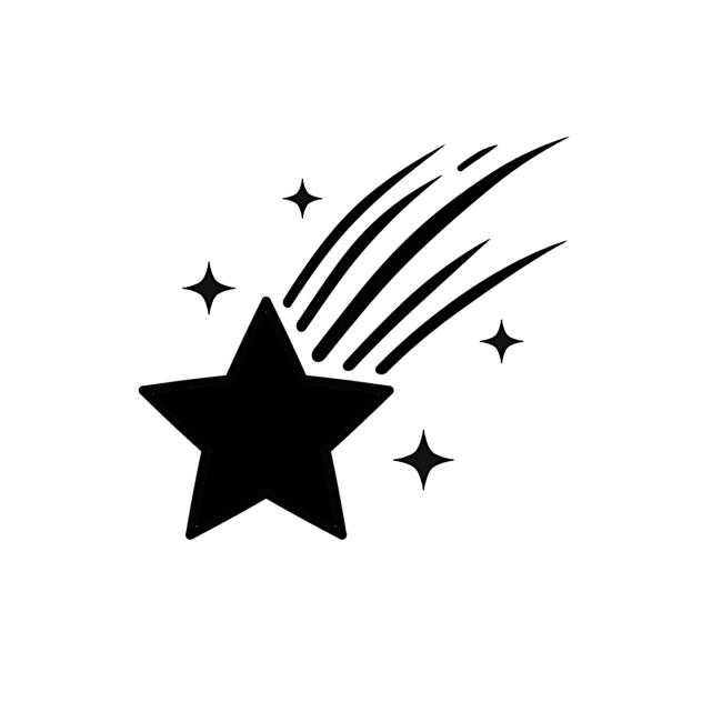 Shooting star icon