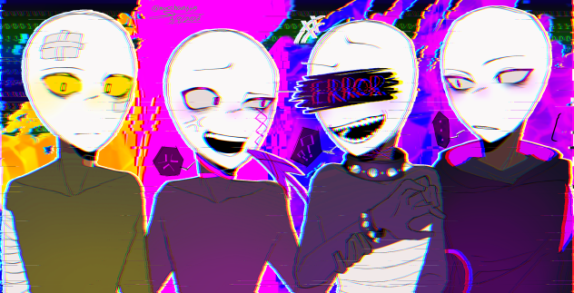 バグ組-いつメン(左からイエロー、ベノム、キラ、ドクマ)