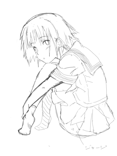 座ってみた