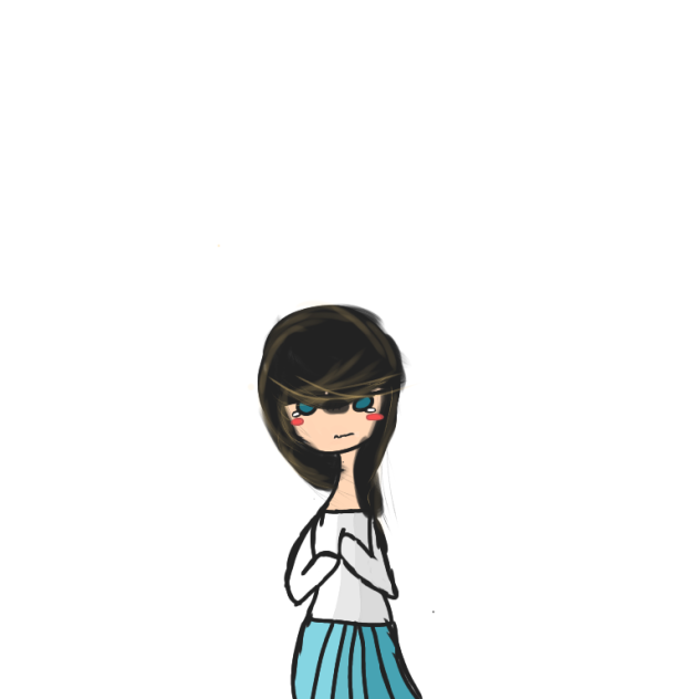 the crying girl