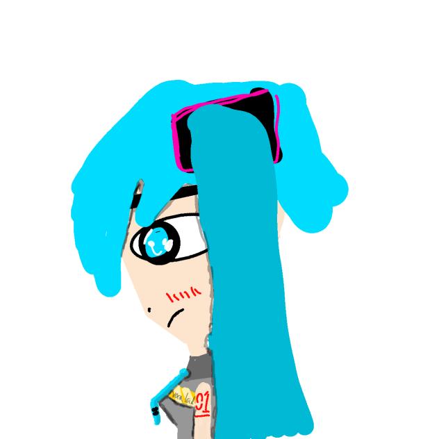 Old miku drawing