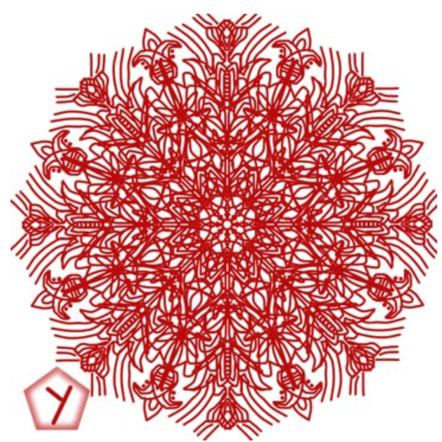#幾何学模様  オリジナル画