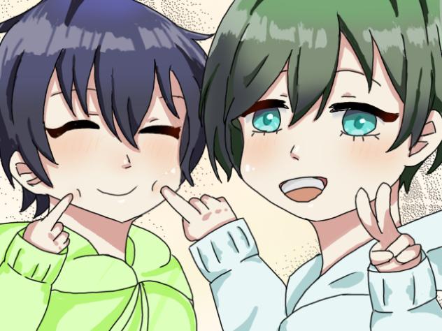 ほっぺ　むにゅ！