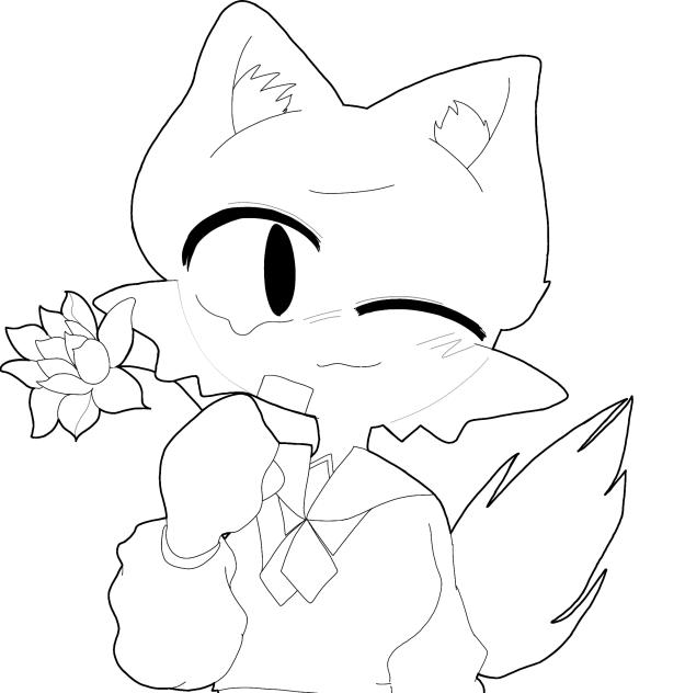 立夏の塗り絵