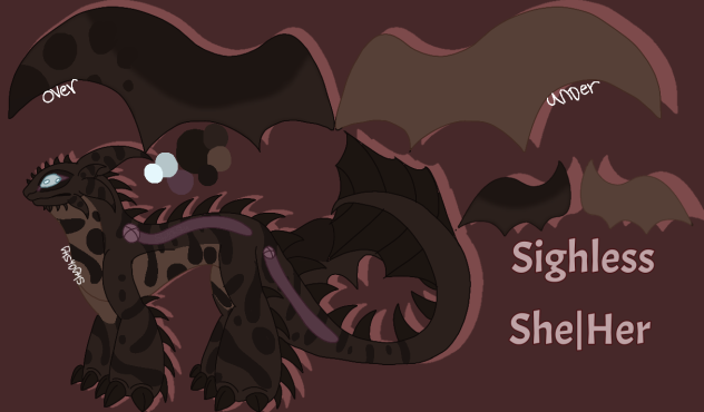 Sightless Redesign + Updated Ref Sheet! - ibisPaint
