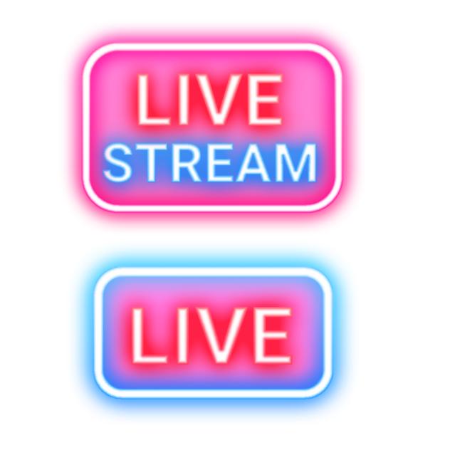 Live stream neon signs2