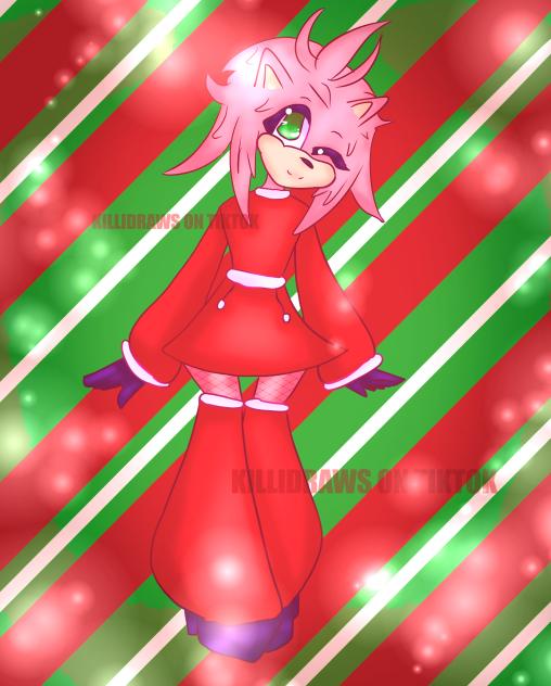 Amy Rose Christmas edition