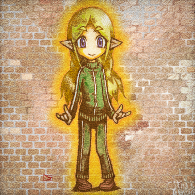 ジャージエルフさん.緑